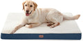 Bedsure Dog Beds Large Sized Dog - Orthopedic Flat Pet Beds with Removable Washable Cover, Egg Crate Foam Puppy Mat, Suitable for Pet Up to 65 lbs