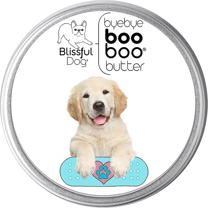 The Blissful Dog 2 oz TIN Golden Retriever Booboo Butter