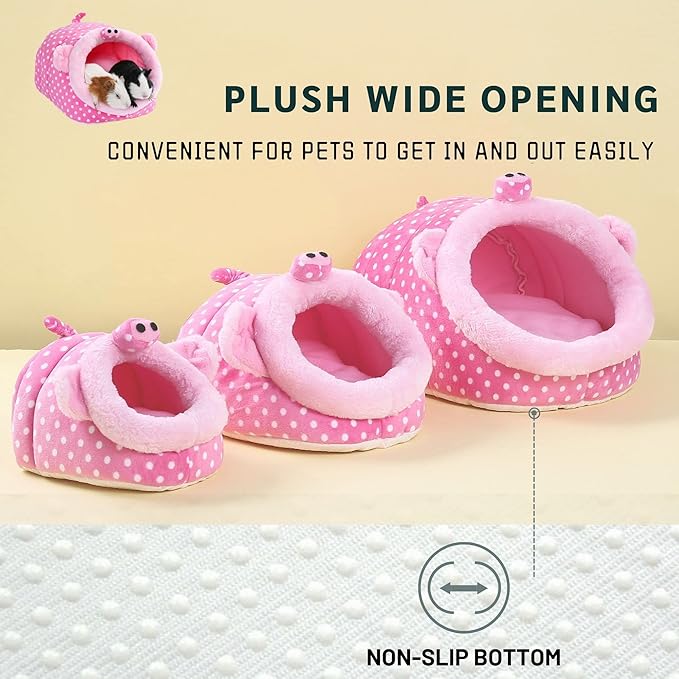 JanYoo Chinchilla House Ferret Bed Accessories Tunnel Pouch for Hedgehog Supplies
