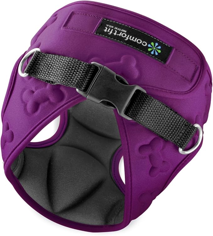 Comfort Fit Dog Harness No Pull No Escape Harness Adjustable Buckles Soft Padded Reflective Choke Step in Dog Vest with Easy Control Handle for Small Medium Large Dogs & Puppies