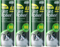Fedicelly Large Lint Rollers Pet Hair Extra Sticky Refills,Mega Value Set 6.3 inches Wider with 320 Sheets for Cat and Dog Hair Removal,80 Sheets Per Roller (Pack of 4)