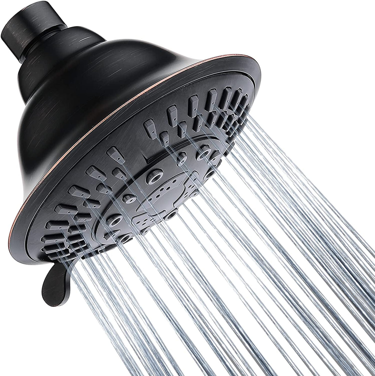 9-Spray Rain Shower Head-Angle Adjustable Fixed Shower Head