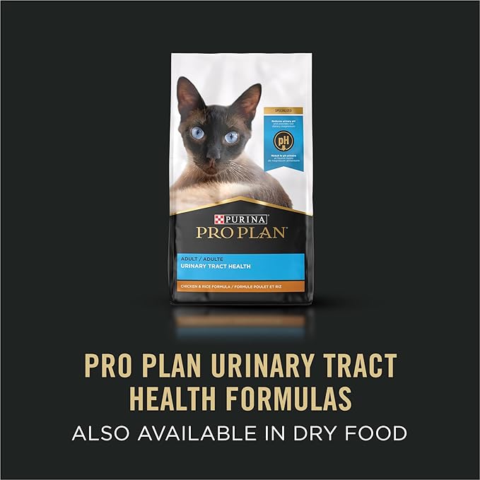 Purina Pro Plan Urinary Tract Cat Food Wet Pate, Urinary Tract Health Ocean Whitefish Entree - (Pack of 24) 3 oz. Pull-Top Cans