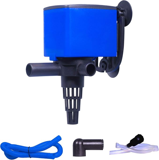 Water Pump 320 GPH Submersible Internal Aquarium Powerhead Water Pump Ultra Quiet for Aquarium,Fish Tank-2 Pack -4 Pack