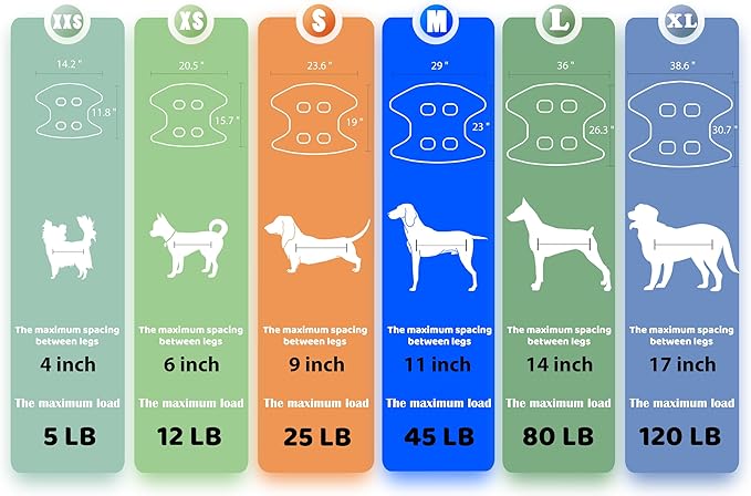 Guzekier Dog Grooming Hammock Harness for Dogs, Dog Nail Clipper