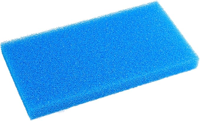 AQUANEAT Aquarium Filter Sponge Open Cell Foam Sheet Bio Sponge Filter Media Pad HMF Fish Tank Sump Divider (23" Lx 12.25" W x 2" H, Blue)