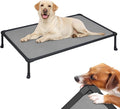 Veehoo Chew Proof Dog Bed, Non-Chewable Cot for Large Dogs, Anti-Scratch Durable Hammock Raised Place for Training Platform, Outdoor Cooling Off Ground, CWC2420ACP