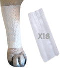 Protective Sleeve Tubular Cover - Bandages - for Dogs Cats and Other Pets First Aid Wound Care Comfortable Non-Adhesive Breathable & Water Resistant 18 Strips (yields 36-54 Covers)-(Medium)