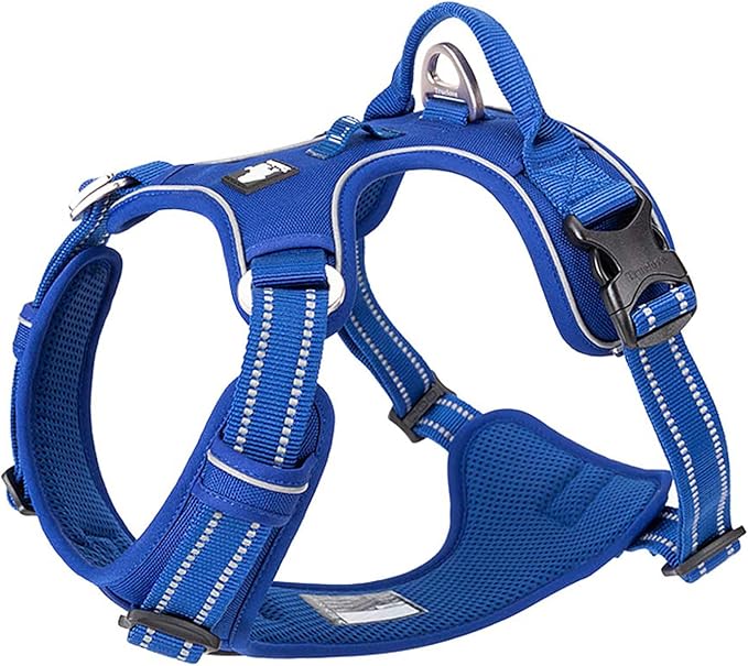 TRUE LOVE Dog Harness No Pull Nylon Reflective Pet Harness Adjustable Comfortable Control Step-in Brilliant Colors Truelove TLH56512