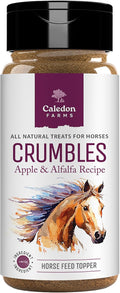 Caledon Farms Crumbles - Apple & Alfalfa Recipe, 10.6oz, Horse Treats