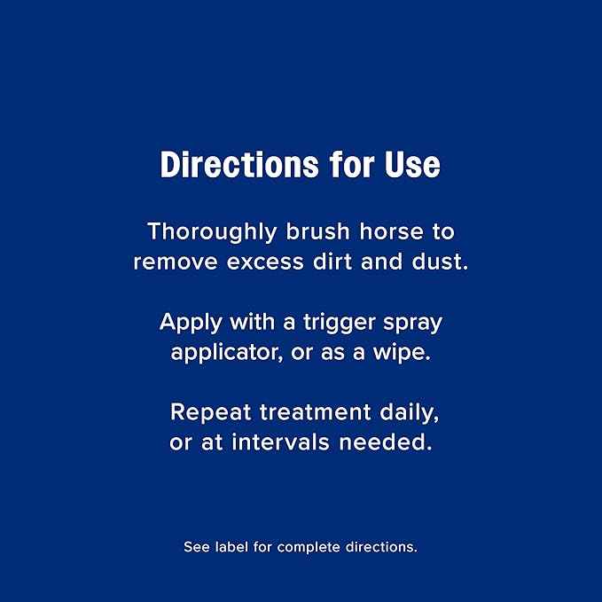 Farnam Repel-X Ready-To-Use Fly Spray, Insecticide And Repellent For Horses And Dogs, 32 Fluid Ounces, 1 Quart Bottle With Trigger Sprayer