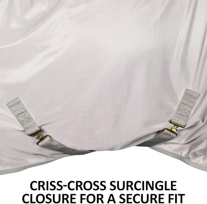 Dura-Tech RipGuard Adjusta-Fit Horse Fly Sheets | Self-Repairing Durability | Enhanced UV & Insect Protection | Ideal for All Horse Breeds