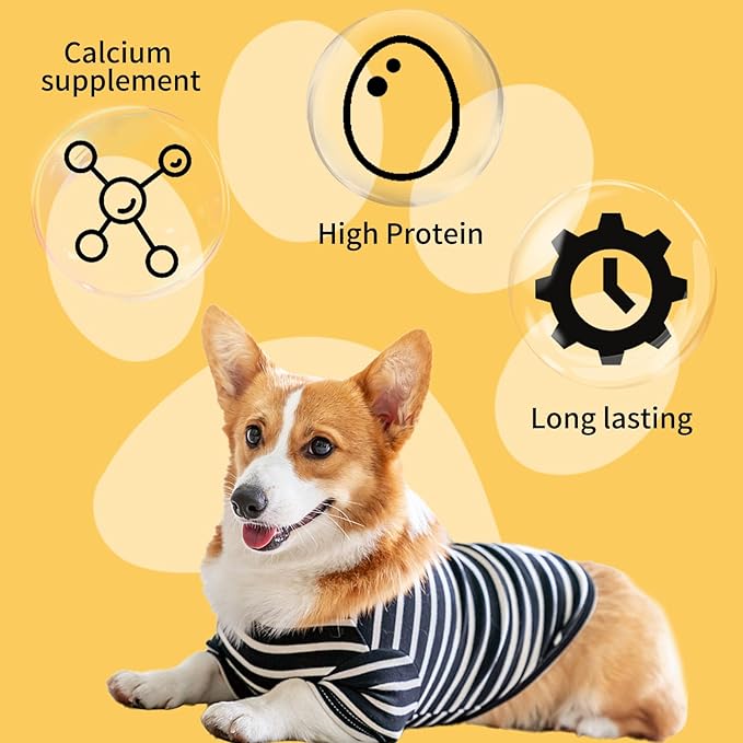 ASMPET Dog Treats Chews, Chicken Wrapped Beef Cartilage, Rawhide Free & Grain Free Dog Snacks 10.6 oz