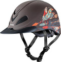Troxel Rebel Turquoise Rose Helmet