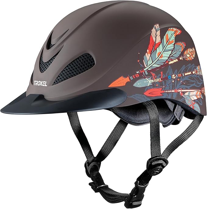 Troxel Rebel Turquoise Rose Helmet