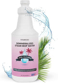 Steam & Go Deminerilized Water - Multi-Surface Cleaner for Steam Cleaners, Hardwood Floors, Kitchens, & Bathrooms - Germ-Killing Formula - Hotel California Scent - 32 Ounces (Pack of 1)