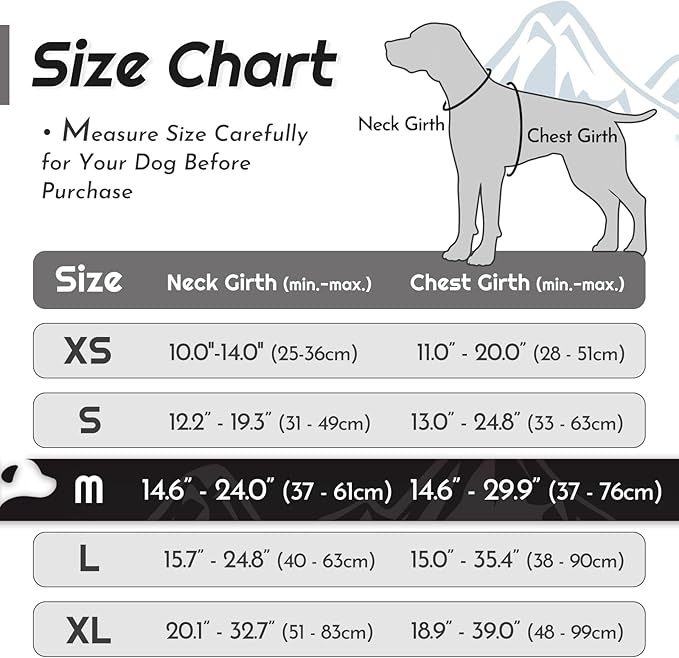 Eagloo Dog Harness Medium Sized Dog, No Pull Service Vest with Reflective Strips and Control Handle, Adjustable and Comfortable for Walking, No Choke Pet Harness with 2 Metal Rings, Black, M