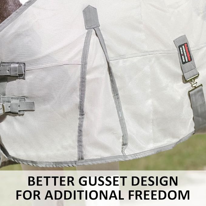 Schneiders Soft Interlock Mesh II Horse Fly Sheets | Superior UV & Insect Protection | Versatile Euro Fit Option | Reflective Safety Design
