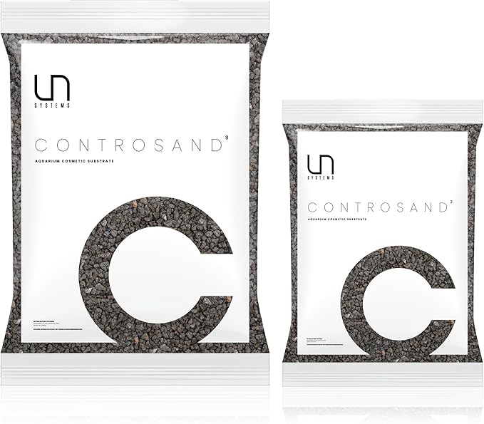 Ultum Nature Systems Controsand Vesuvius Aquarium Gravel (8L) - Versatile Substrate for Planted & Shrimp Tanks