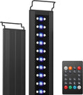 NICREW C10 24/7 LED Aquarium Light for Plants, 48-60 Inches, Full Spectrum Fish Tank Light with Timer, Brightness Adjustable