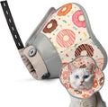 Cat Cone Collar Soft for Wound Healing, Foldable Neck Recovery Cone Anti Licking, Small Adjustable Surgery Cat Head Cone Alternative for Kittens(Size: S)