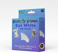 40 Pack Soft Nail Caps for Cat Claws White Small