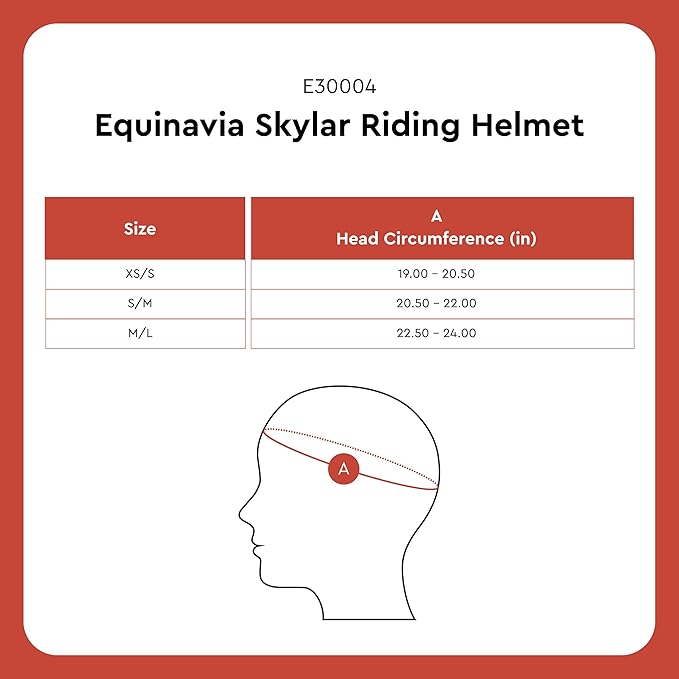 Equinavia Skylar Horse Riding Helmet – Lightweight Equestrian Helmet with Airflow Vents, Adjustable Dial & Removable Liner, ASTM F1163-23/SEI Certified