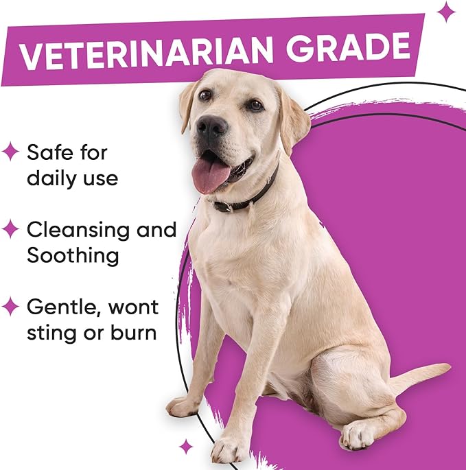 Truseb | Pramoxine HCL 1% Spray for Dogs and Cats with Moisturizing Oatmeal Made in U.S.A (8 oz)