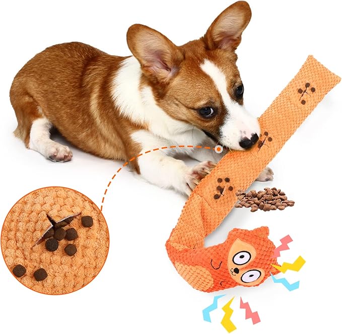 Squeak Dog Puzzle Toys IQ Training, Snuffle Toys Foraging Instinct Puppy Toys