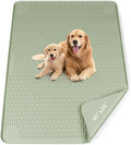 Pee Pads for Dogs, 40" x 28" Extra Large Reusable Dog Silicone Mat for Floor Protector, Washable Non-Slip Dog Training Pads for Potty Training (Green)