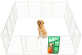 FXW Rollick Unleashed Dog Playpen for Indoor, Yard, RV Camping, 40 inch 16 Panels for Medium and Large Dogs, White│Patented