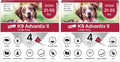 K9 Advantix II Large Dog Vet-Recommended Flea, Tick & Mosquito Treatment & Prevention | Dogs 21-55 lbs. | 4-Mo Supply (Pack of 2)