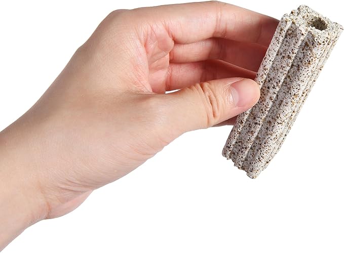 ALEGI Ceramic Bio Filter Media, Porous Media Filter Media for Sump Tank, Pond, Aquarium Fish Tank (Small 108 pcs)