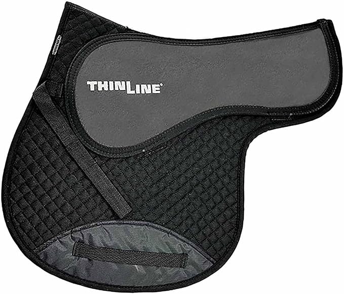 Thinline Cotton Quilted Jumper Durable Breathable Horse Riding Washable Shock-Absorbing no-Slip Thin Equine Saddle Pad - Equestrian Equipment and Accessories