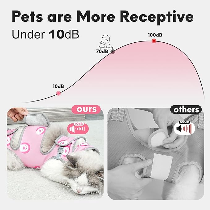Supet Cat Grooming Hammock, Soft Fabric Nail Clipper Hammock, Self-Adhesive Wrap for Cutting Nails, Quickly Calm Down for Medicine, Teeth Brushing, Ear Cleaning