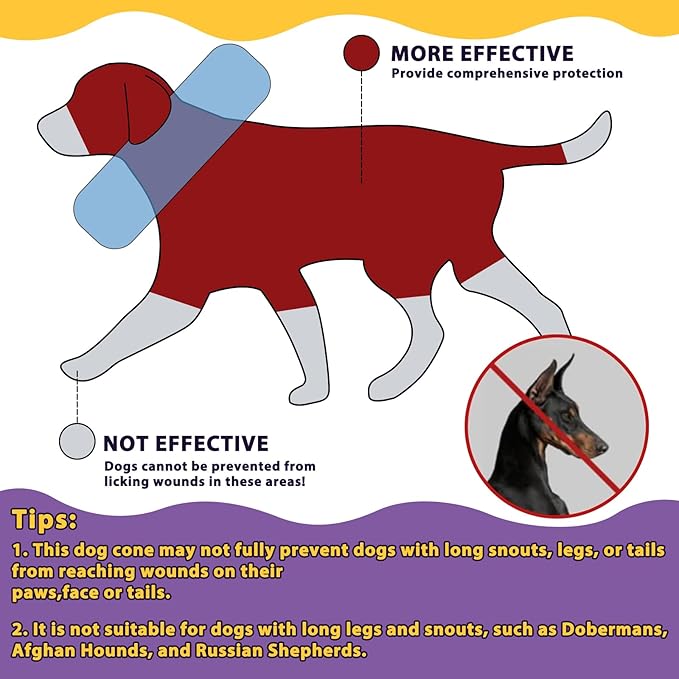 Crazy Felix Crazy Felix Soft Donut Cone for Dogs to Stop Licking, Bulldog Recovery Collar After Surgery Inflatable Cone Alternative for Small Medium Large Dogs, Elizabethan Collar with Boxer Pattern