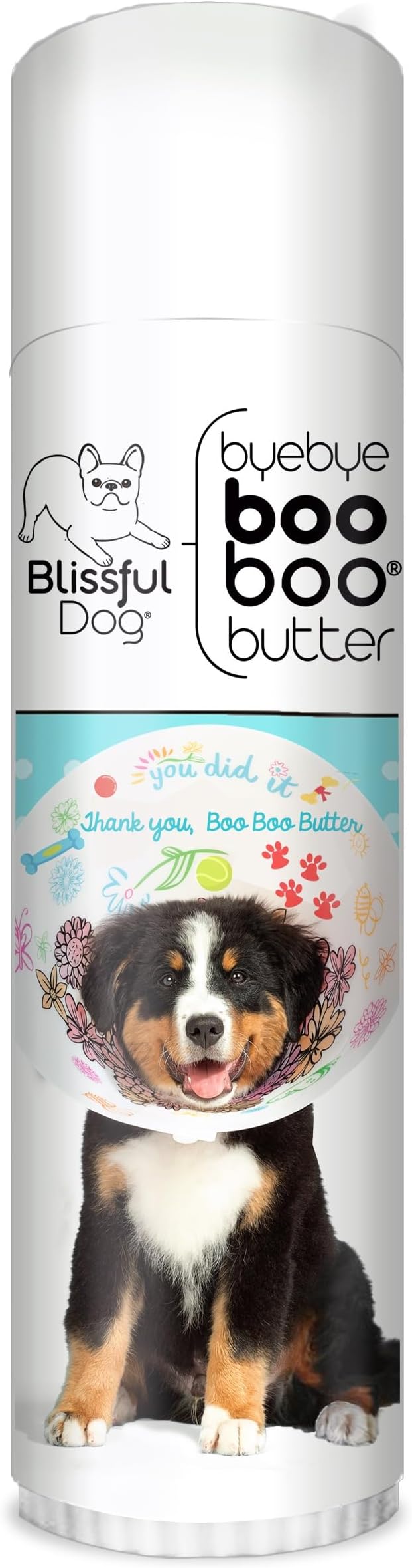 The Blissful Dog .50 oz Tube Bernese Mountain Dog Booboo Butter