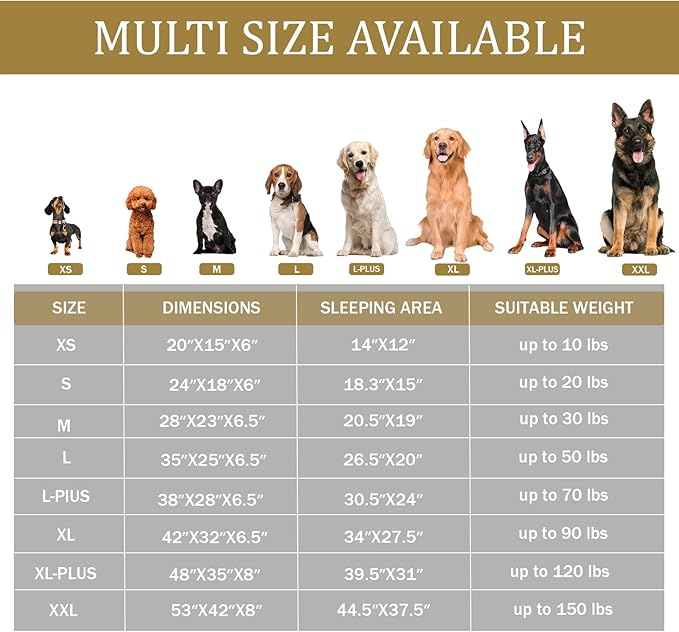 Bedfolks Orthopedic Dog Bed, Waterproof Dog Sofa Bed for Small Dogs & Cats, Egg Foam Pet Couch Bed with Removable Washable Cover and Nonslip Bottom, Brown
