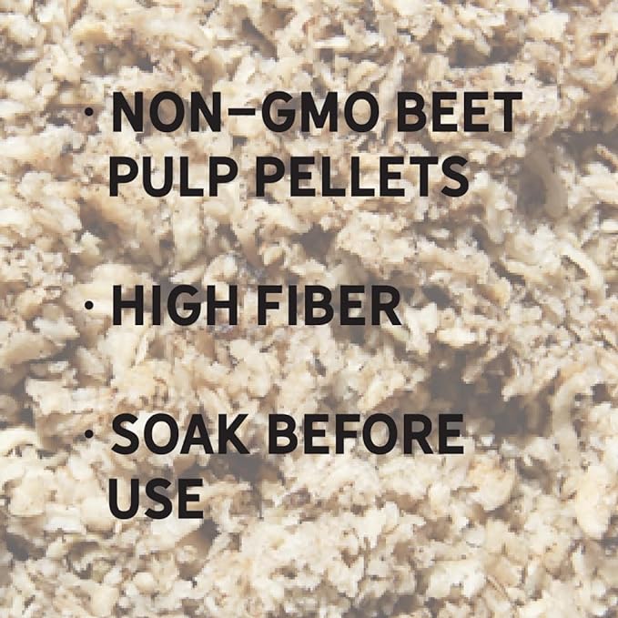 New Country Organics | Beet Pellets | Beet Pulp for Horses | Higher Fibre and Non-GMO | 40 lbs