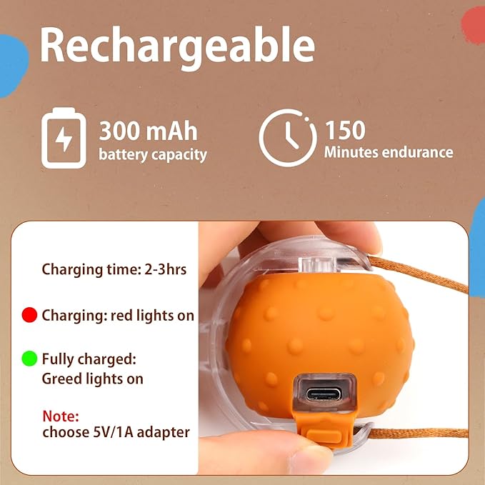 Interactive Cat Toys Ball Mouse Chirping Game Motion Activated Play Cat Ball Fast Rolling on Carpet, for High Energy Kittens