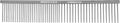 Resco US-Made Combination Comb for Dogs and Cats, Chrome