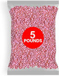 Hygloss Craft Rocks Mini Stones for Art Projects-Bag O' Gravel, Neon Pink, 5 lb