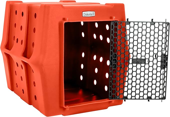 Dakota 283 Crate - Canine Rough and Tough Economy Kennel (Orange, Intermediate)