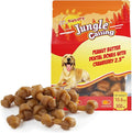 Jungle Calling Peanut Butter Dog Treats, Dental Puppy Chews, Rawhide-Free Bones for Small Dogs, 2.5''