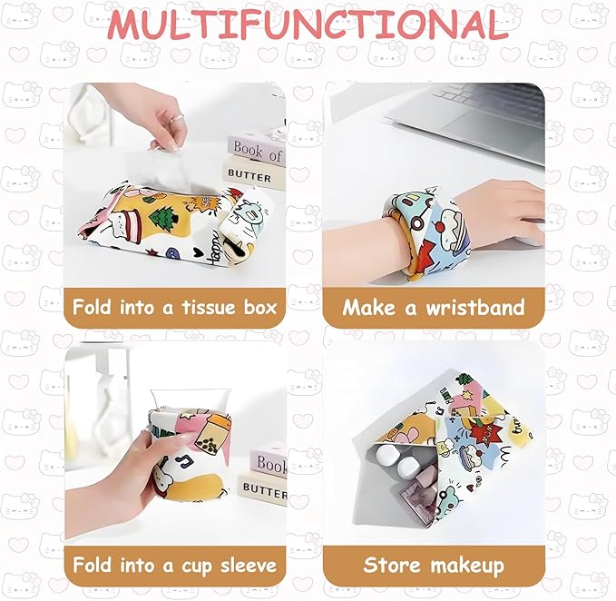 Cat Grooming Restraint Wrap – Self-Adhering Swaddle for Nail Clipping, Anti-Scratch & Escape-Proof, Calming Cat Swaddle Wrap for Grooming or Medication (Medium, for 1–6 Month Kittens)