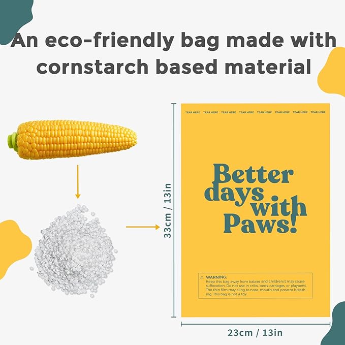 Dog Poop Bags Rolls Biodegradable 100% Leak Proof Thickened Waste Bags - 600 Count 40 Rolls - Cornstarch Based Doggie Poop Bag for Small and Big Dogs（Lavender）