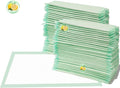 IMMCUTE Cat Litter Pads 16.9" X 11.4", Lemon Scent, 50 Ct, Pee Pads for Cats, Thickened Super Absorbent Pee Pads, Cat Pads for Litter Box System