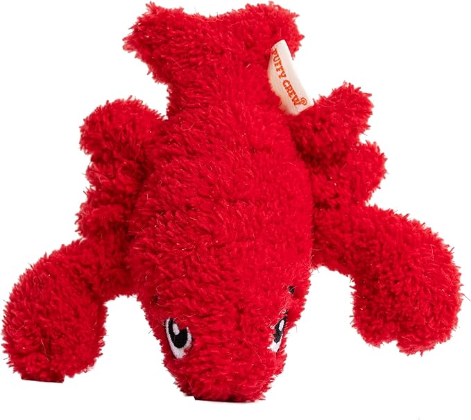 Interactive Catnip Cat Plush Toy, Ocean Theme, 5'', for All Breed Size Cats (Lobster)