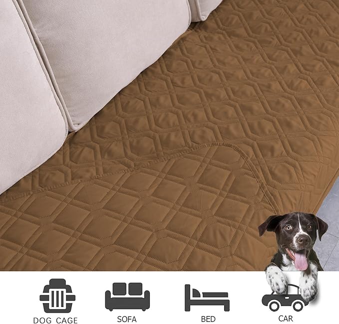 Ameritex Waterproof Dog Bed Cover Pet Blanket for Furniture Bed Couch Sofa Reversible