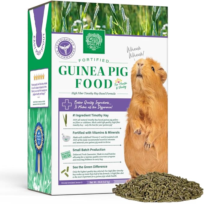 Small Pet Select Guinea Pig Food Pellets, 40lb